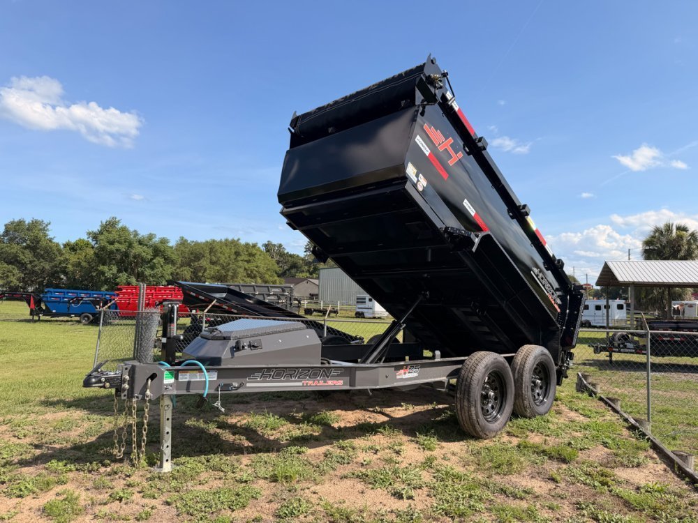 10' Horizon HZ5 Bumper Pull Dump Trailer 36" Side Walls - (2) 3.5K Axles 016519 - Stryker Dealership Group
