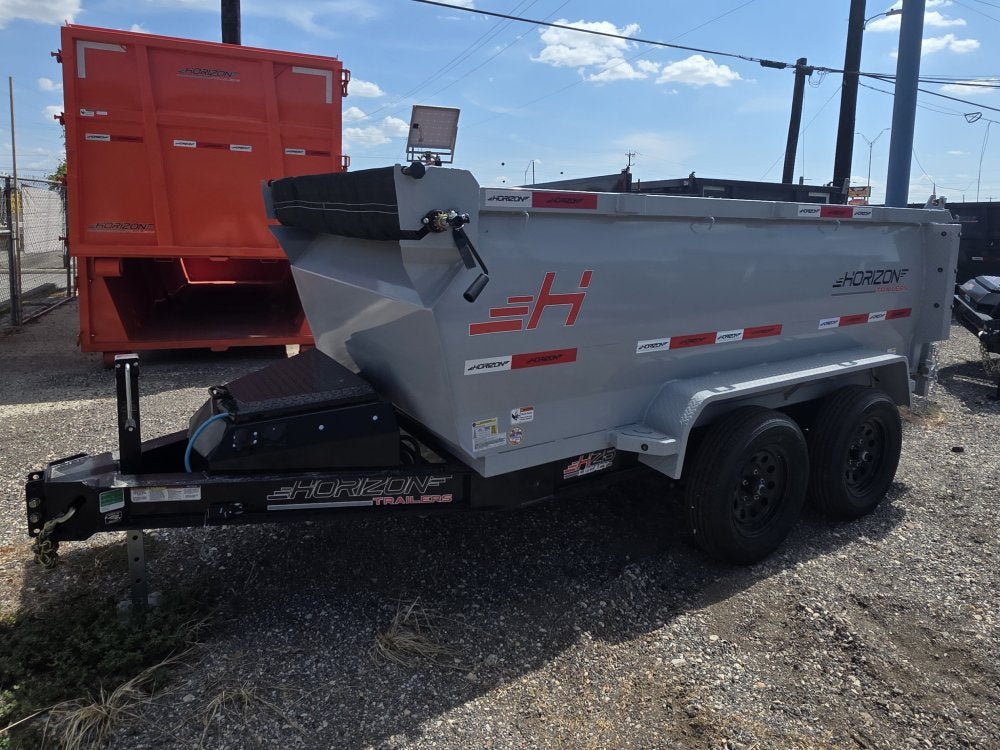 10' Horizon HZ5 Bumper Pull Dump Trailer 36" Side Walls - (2) 3.5K Axles 016521 - Stryker Dealership Group