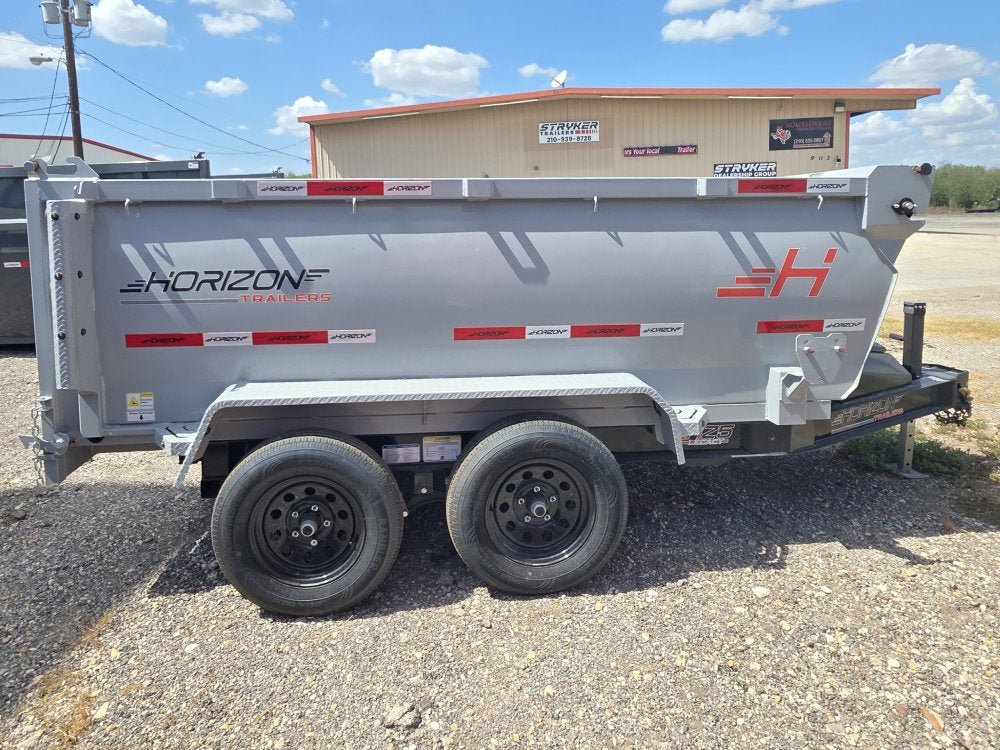 10' Horizon HZ5 Bumper Pull Dump Trailer 36" Side Walls - (2) 3.5K Axles 016521 - Stryker Dealership Group