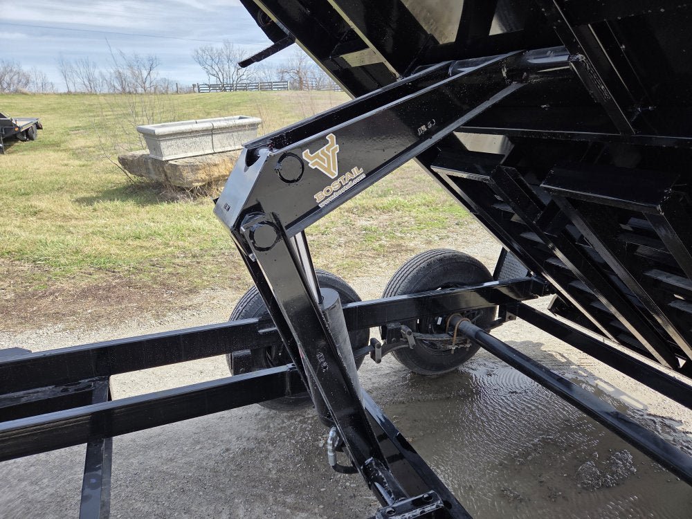 10' x 60" Iron Bull DTB Bumper Pull Dump Trailer 18" Side Walls - (2) 5200 lb Axles 104801 - Stryker Dealership Group