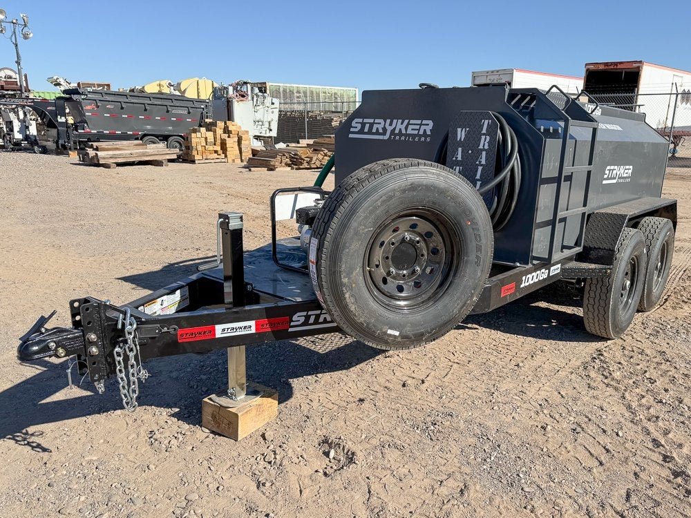 1000 Gallon Water Tank Trailer with Pump and Hose 003732 - Stryker Dealership Group