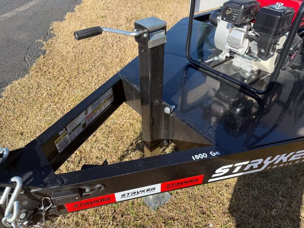 1000 Gallon Water Tank Trailer with Pump and Hose - Water Tank Trailer - Stryker Dealership Group