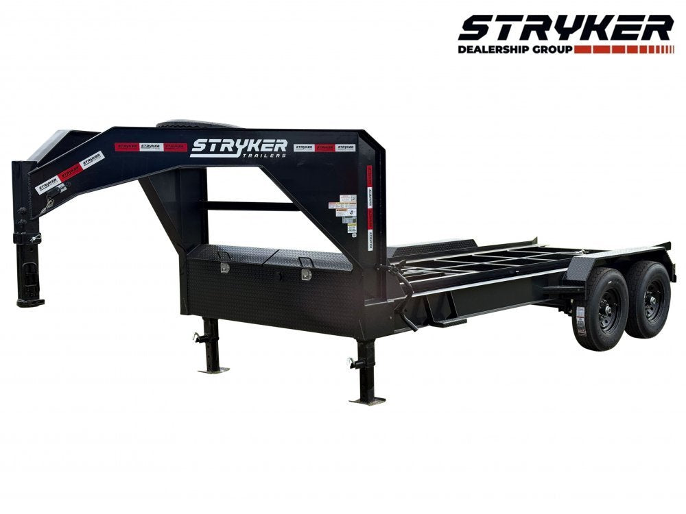 16' Stryker Gooseneck Roll Off Base Trailer - (2) 8K Axles 2884
