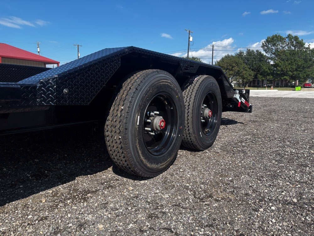 24' HEH Bumper Pull Equipment Trailer (2) 10K Axles, 3' Dove W/ Mountain Ramps 11823