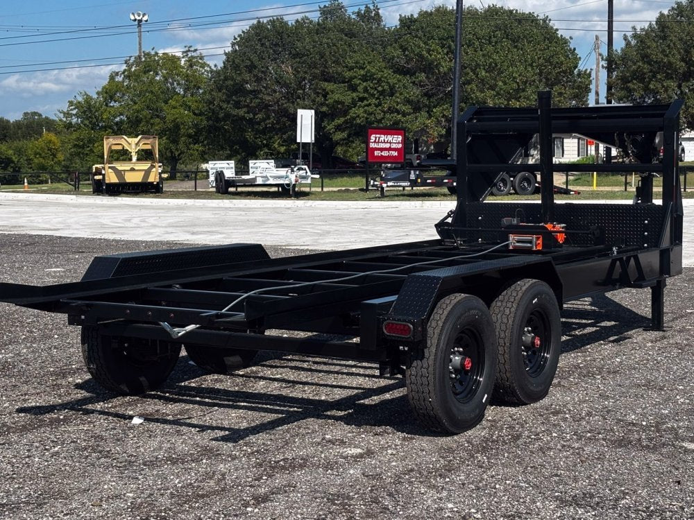 16' Gooseneck Roll Off Base Trailer (2) 8K Axles 14 ply Tires 003119