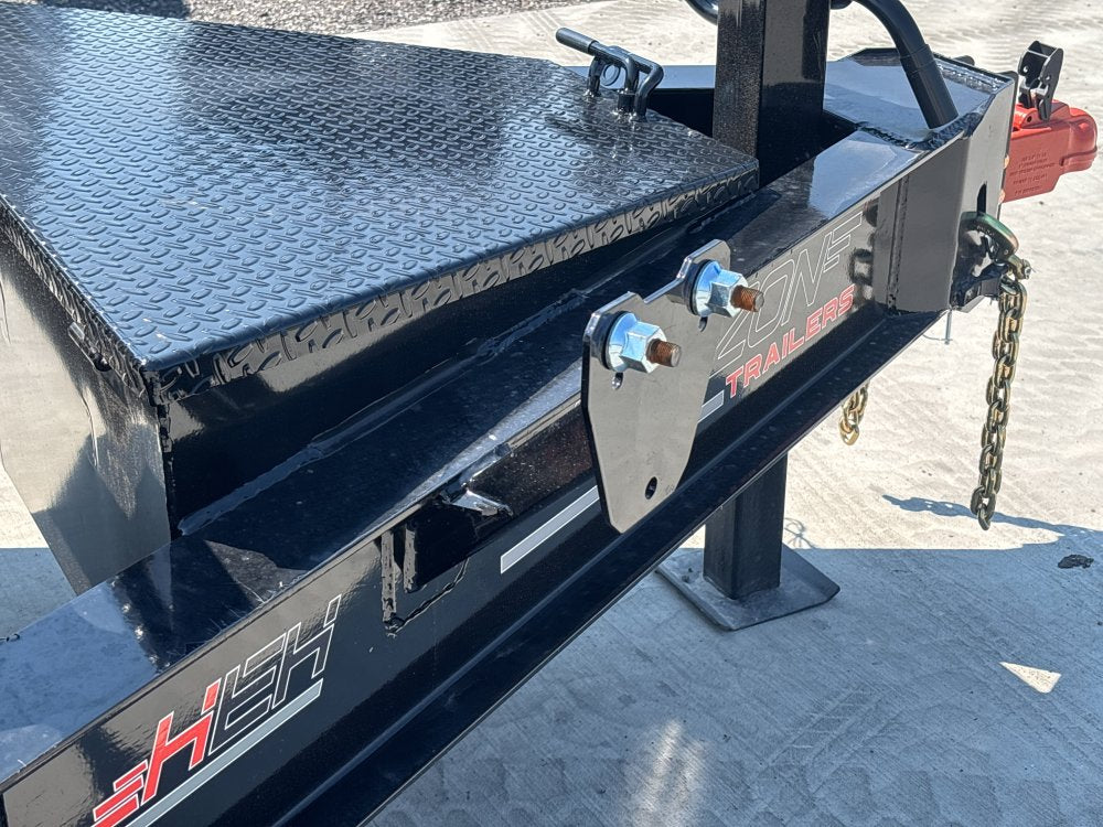 24' Horizon HEH Bumper Pull Equipment Trailer Drive Over Fenders Slide In Ramps - (2) 10K Axles 012514