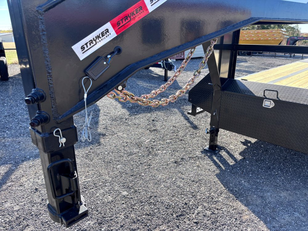 32' Stryker Gooseneck (2) 12K Axles Mega Ramps Dual Wheels 003507