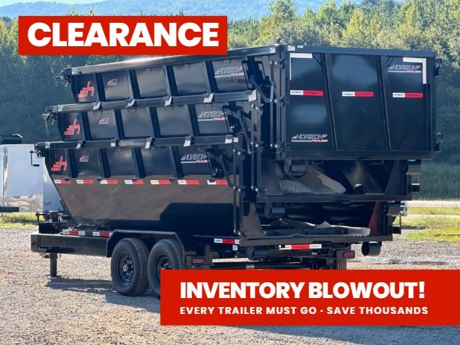 Horizon 16' RDZ BP Roll off Bundle (2) 7k Axles + 3 Bins w/ 4' Walls 7795