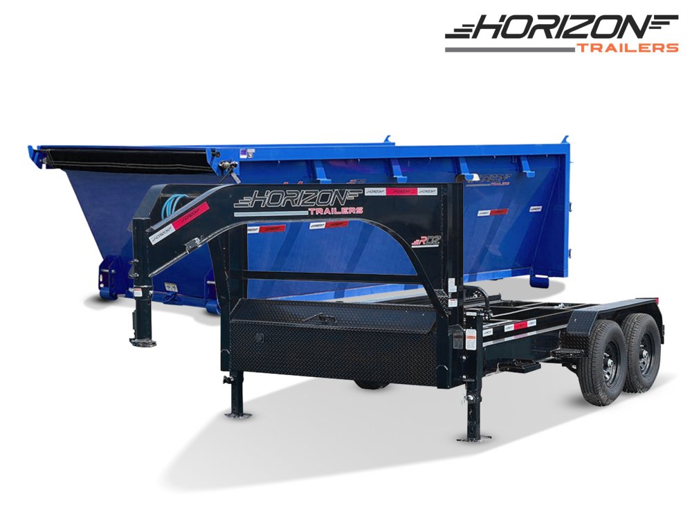 Horizon 14' RDZ GN Roll off Bundle (2) 7k Axles + 1 Bins w/ 4' Walls 4835