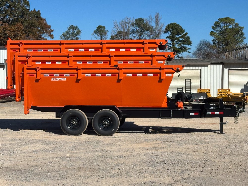 Stryker 14' BP Roll off Bundle (2) 7k Axles + 3 Bins w/ 4' Walls 2579