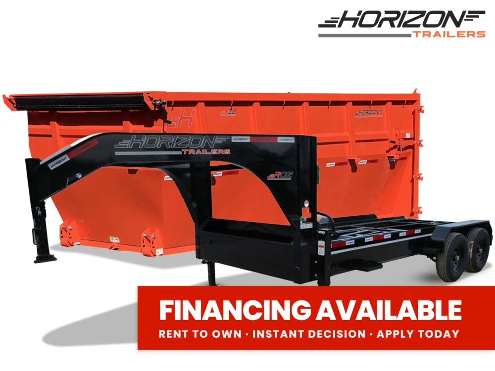 Horizon 16' RDZ GN Roll off Bundle (2) 7k Axles + 1 Bin w/ 6' Walls 016377