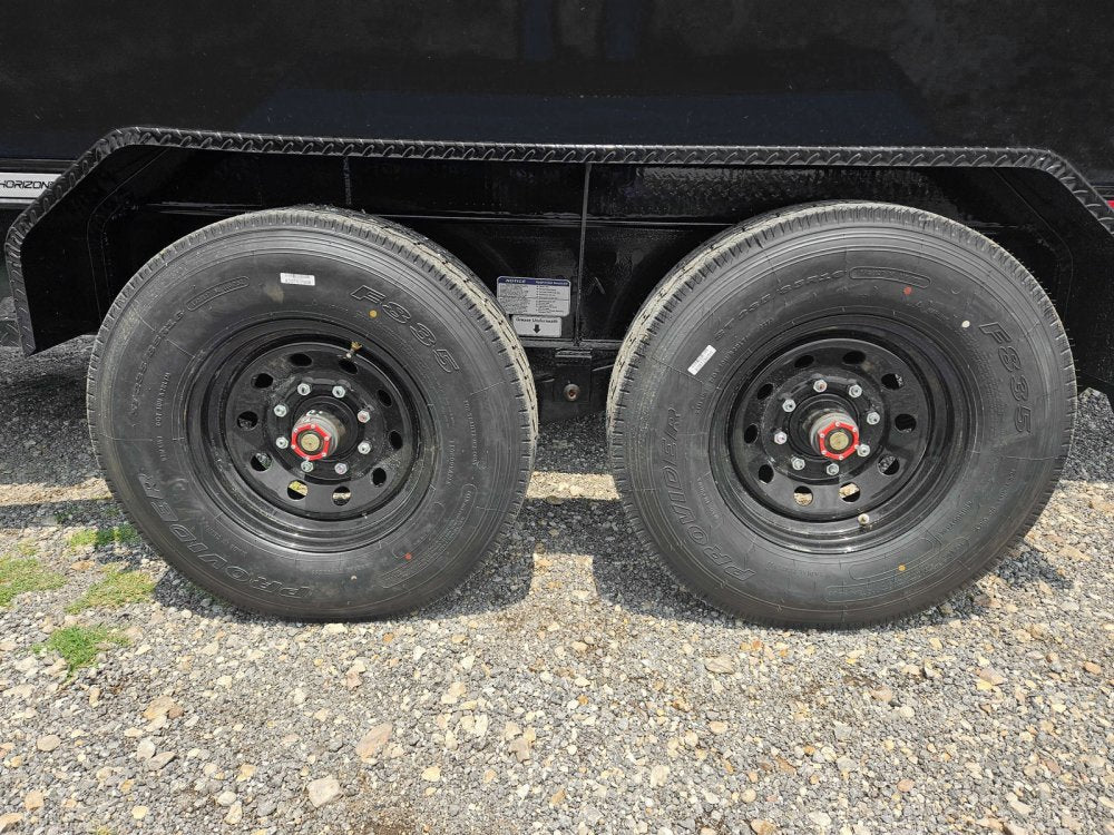 Horizon 16' RDZ GN Roll off Bundle (2) 8k Axles + 3 Bins w/ 4' Walls 3900-B
