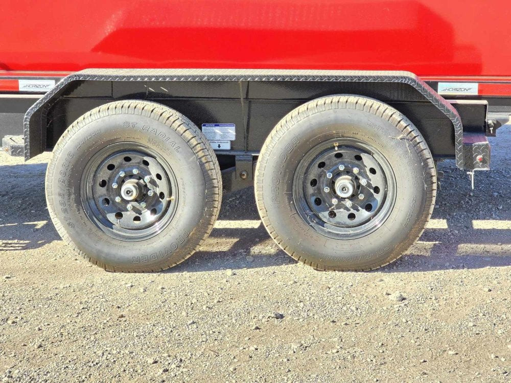 Horizon 16' RDZ GN Roll off Bundle (2) 8k Axles + 3 Bins w/ 4' Walls 9523-B