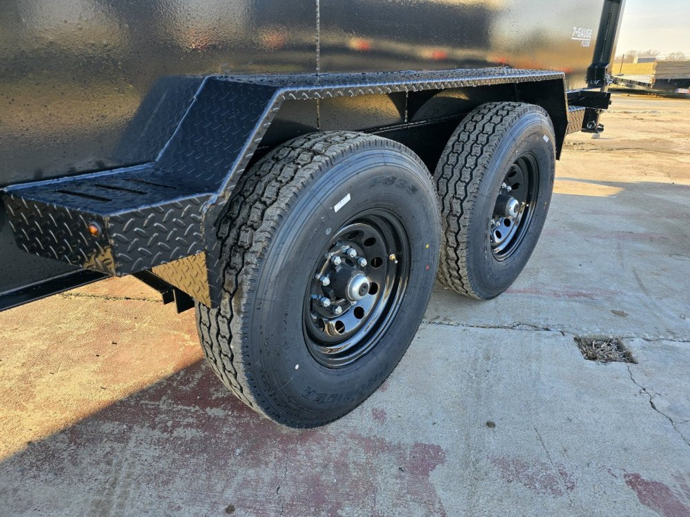 16' Stryker SDT Bumper Pull Dump Trailer 48" Side Walls - (2) 7k Axles 3760