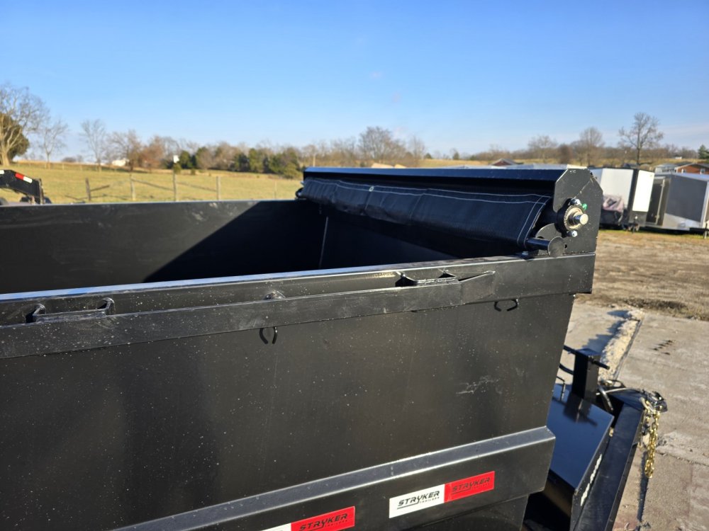 16' Stryker SDT Bumper Pull Dump Trailer 48" Side Walls - (2) 7k Axles 3760