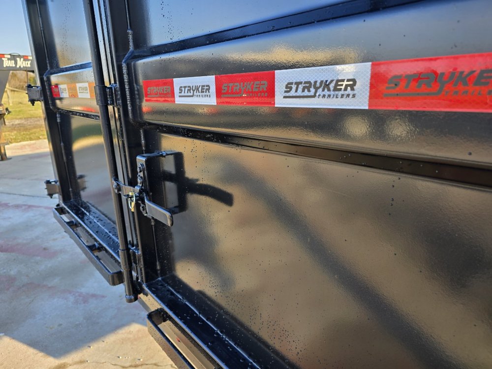 16' Stryker SDT Bumper Pull Dump Trailer 48" Side Walls - (2) 7k Axles 3760