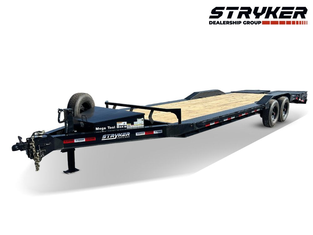 24' Stryker SET Bumper Pull Equipment Trailer DOF - (2) 8K Axles 3790
