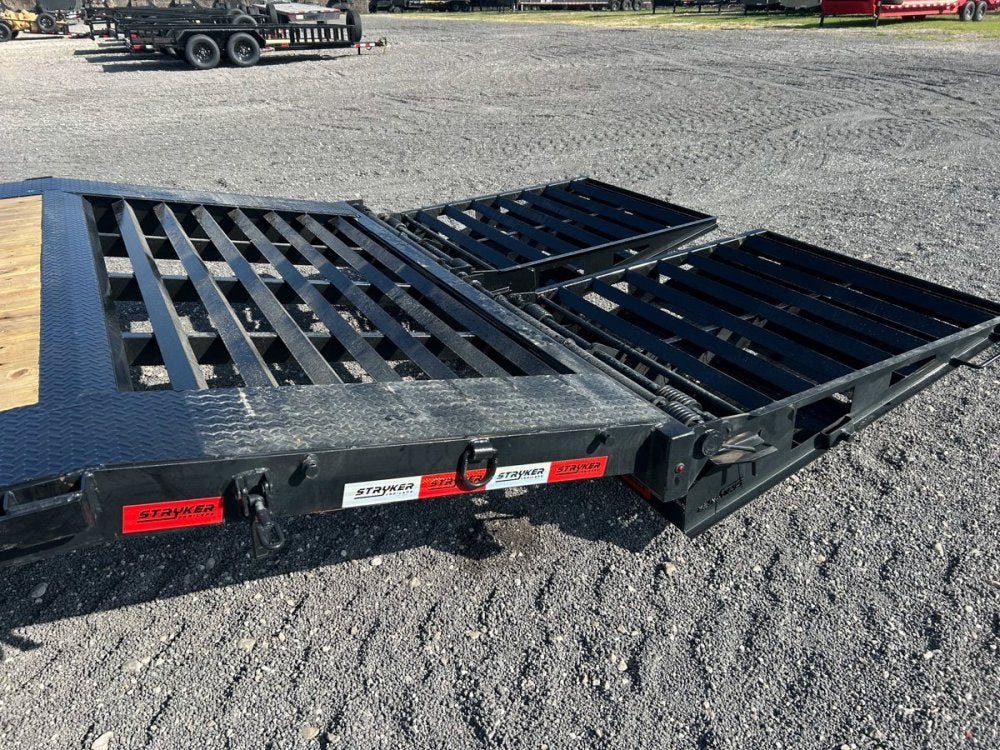 24' Stryker SET Bumper Pull Equipment Trailer DOF - (2) 8K Axles 3790