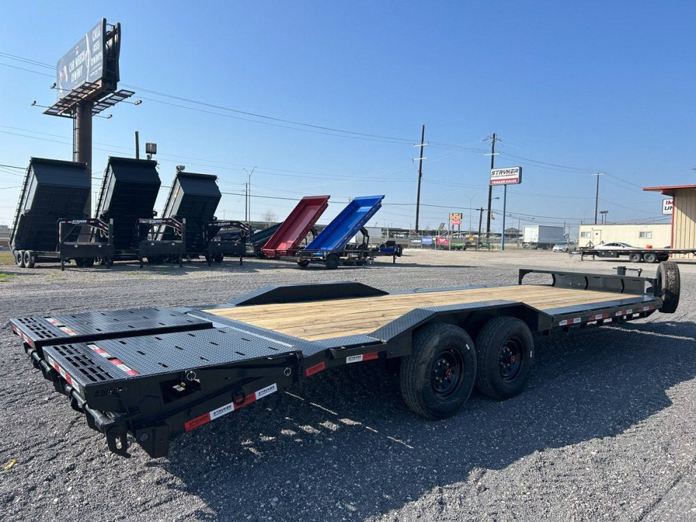 24' Stryker SET Bumper Pull Equipment Trailer DOF - (2) 8K Axles 3790
