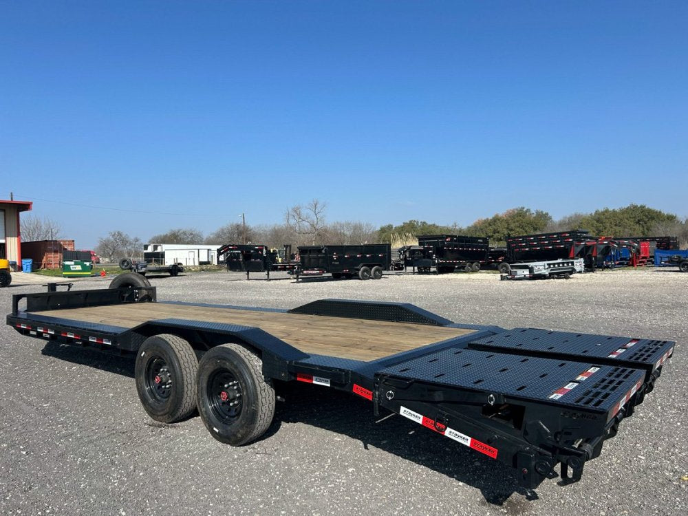 24' Stryker SET Bumper Pull Equipment Trailer DOF - (2) 8K Axles 3790
