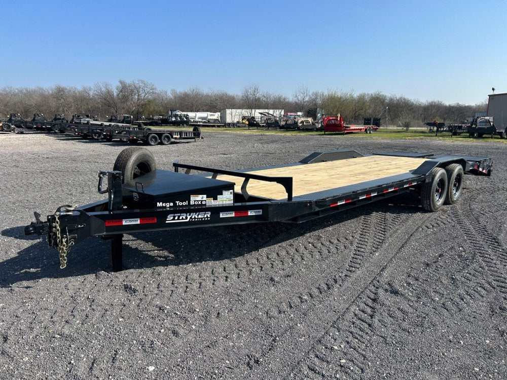 24' Stryker SET Bumper Pull Equipment Trailer DOF - (2) 8K Axles 3790