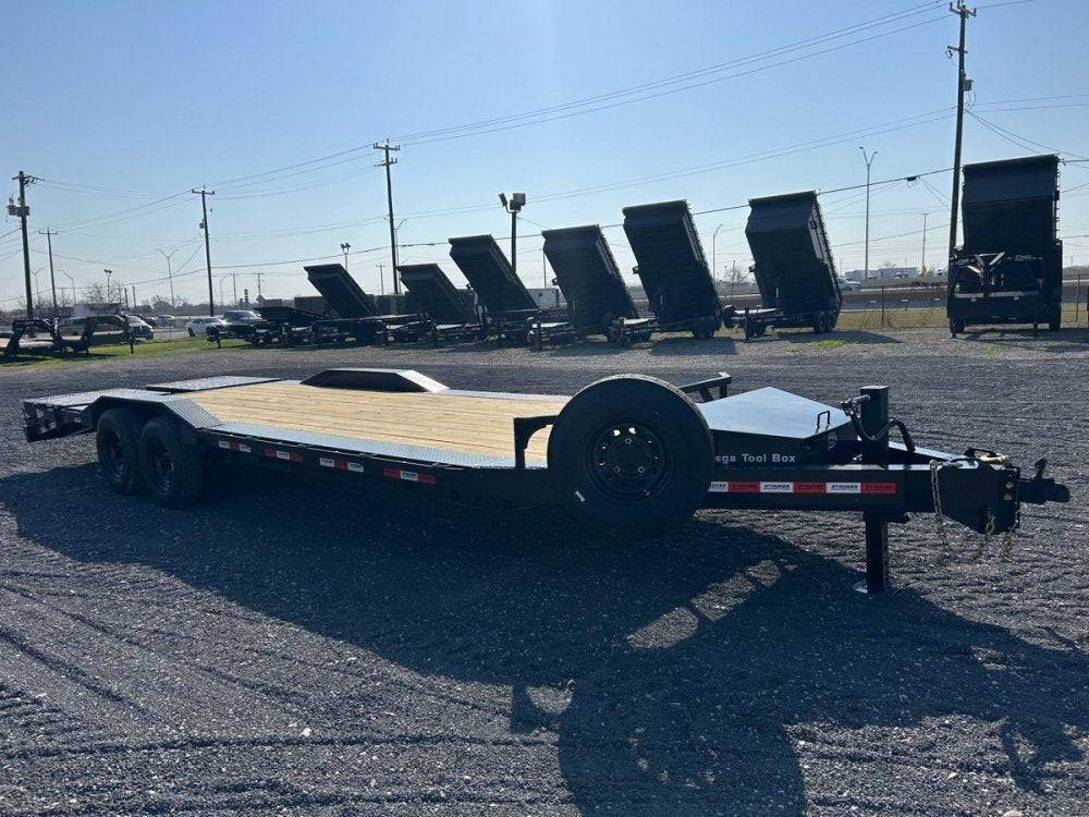 24' Stryker SET Bumper Pull Equipment Trailer DOF - (2) 8K Axles 3790