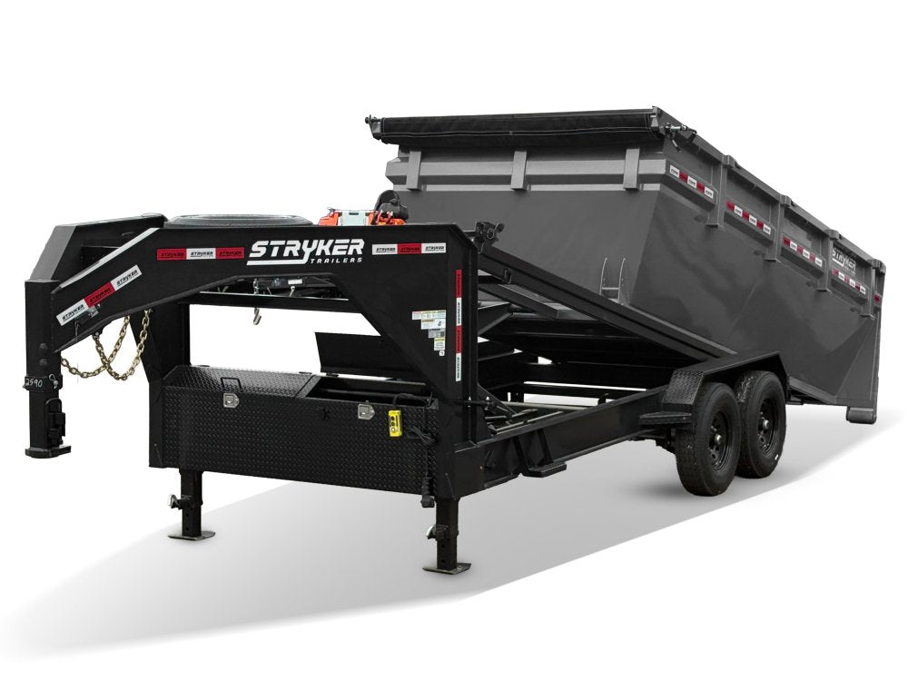 Stryker 14' GN Roll Off Bundle (2) 7k Axles + Bin 4' Walls R1GN14