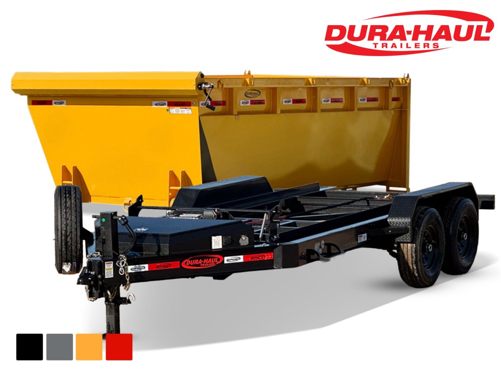 Dura Haul 16' BP Roll Off Bundle (2) 7k Axles + Bin 4' Walls KOBP16