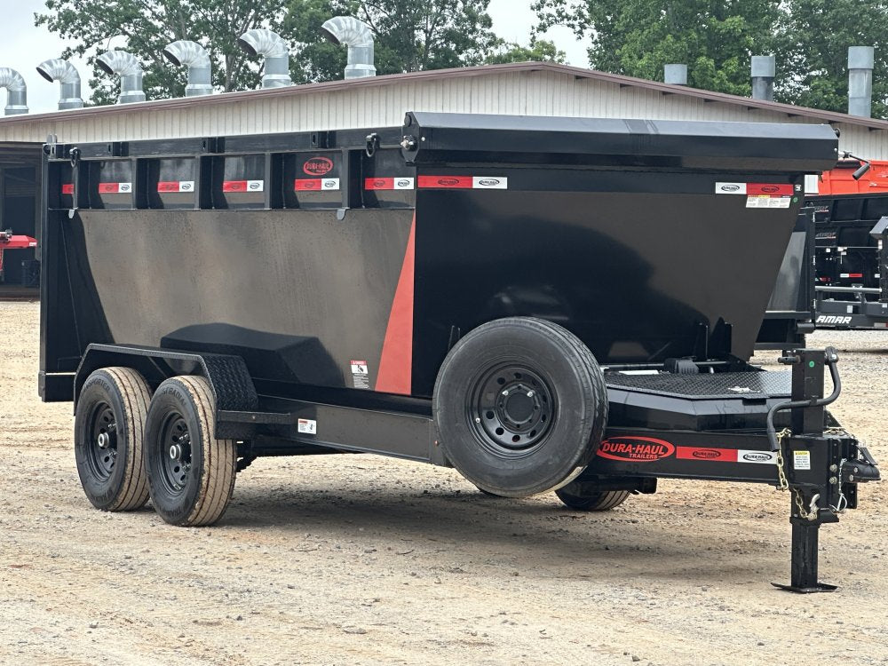 Dura Haul 16' BP Roll Off Bundle (2) 7k Axles + Bin 4' Walls KOBP16