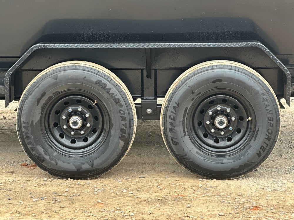 Dura Haul 16' BP Roll Off Bundle (2) 7k Axles + Bin 4' Walls KOBP16