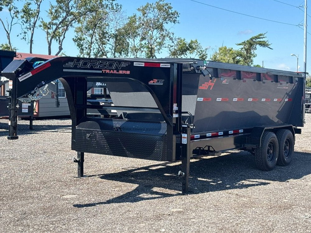 Horizon 16' RDZ GN Roll off Bundle (2) 7k Axles + Bin 4' Walls DZGN16