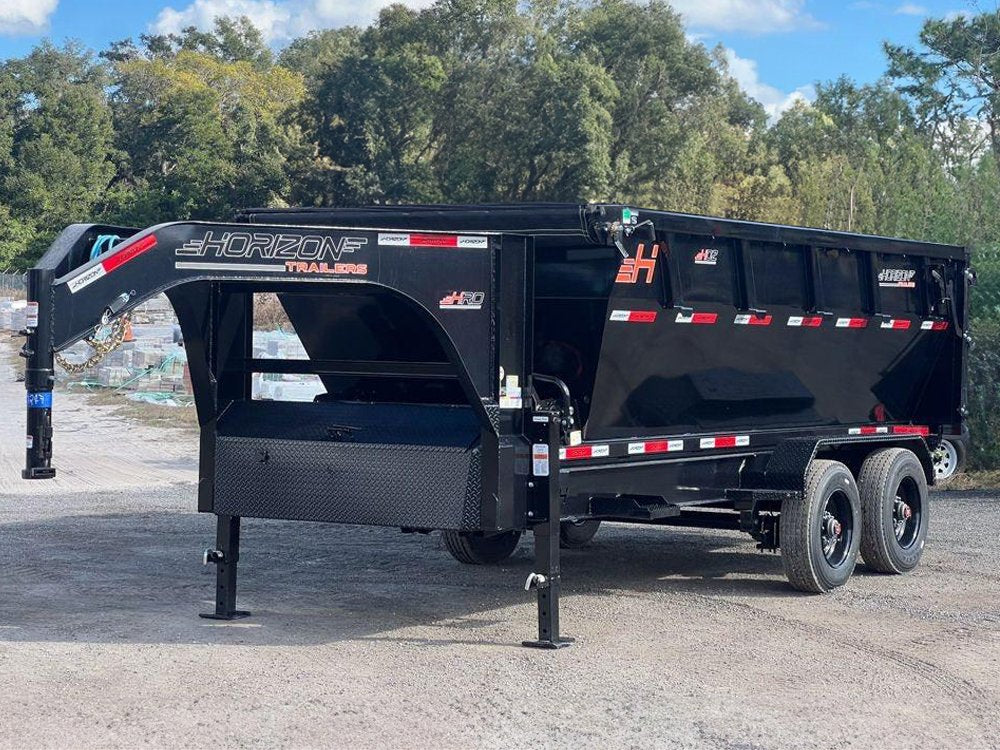 Horizon 16' HRD GN Roll off Bundle (2) 10k Axles + Bin 4' Walls D16104