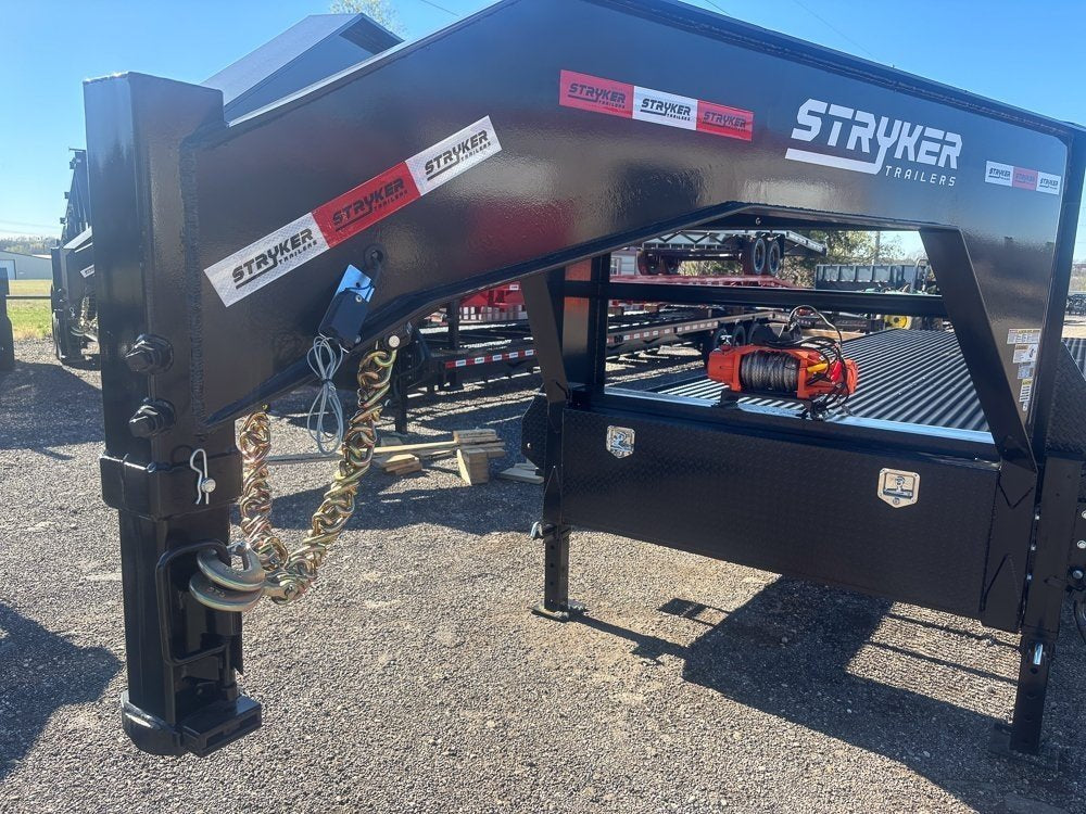 40' Stryker Gooseneck Mesh Deck Multi Car Hauler - (2) 8k Axles - 12k GVWR Derated 4125