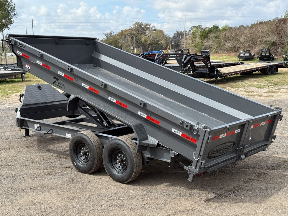 16' Dura-Haul DRL Bumper Pull Dump Trailer 24" Side Walls - (2) 8K Axles 11632
