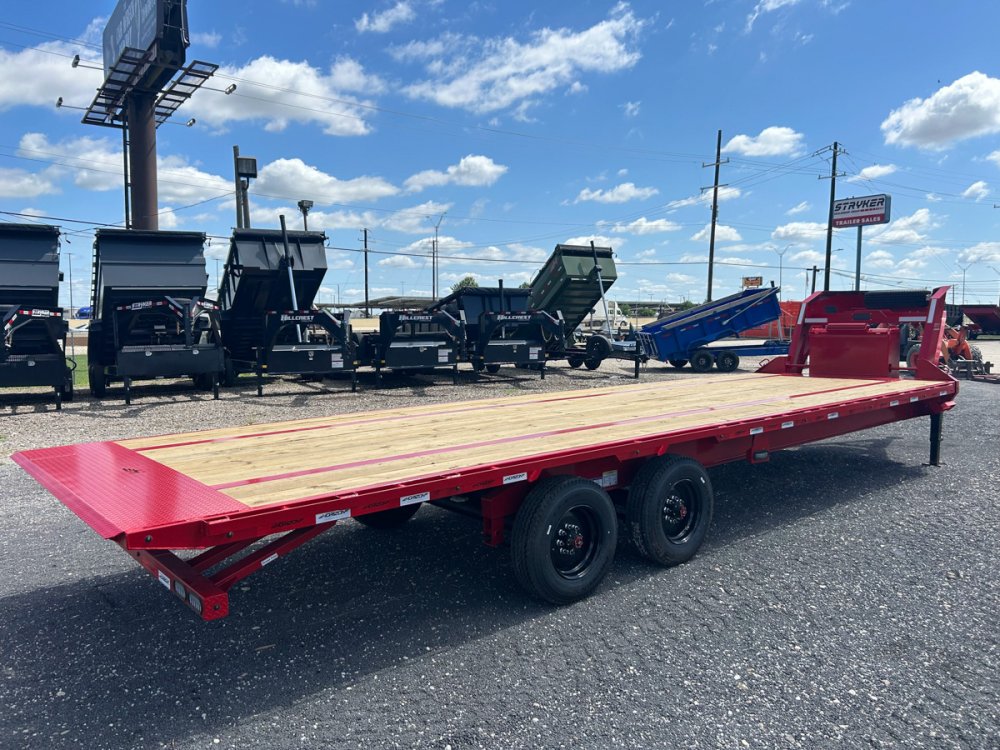 28' Horizon FFT Gooseneck Full Deckover Tilt Trailer - (2) 10K Axles 016937