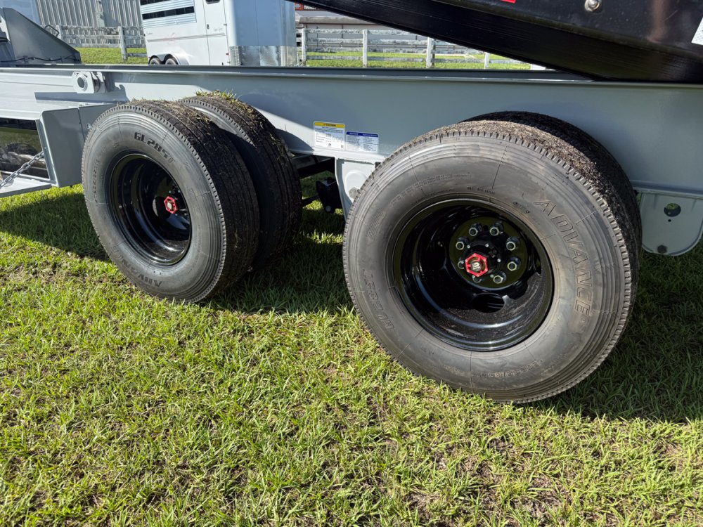 20 Horizon HZH Gooseneck Dump Trailer 48" Side Walls Hydraulic Jacks - (2) 12K Axles 016718