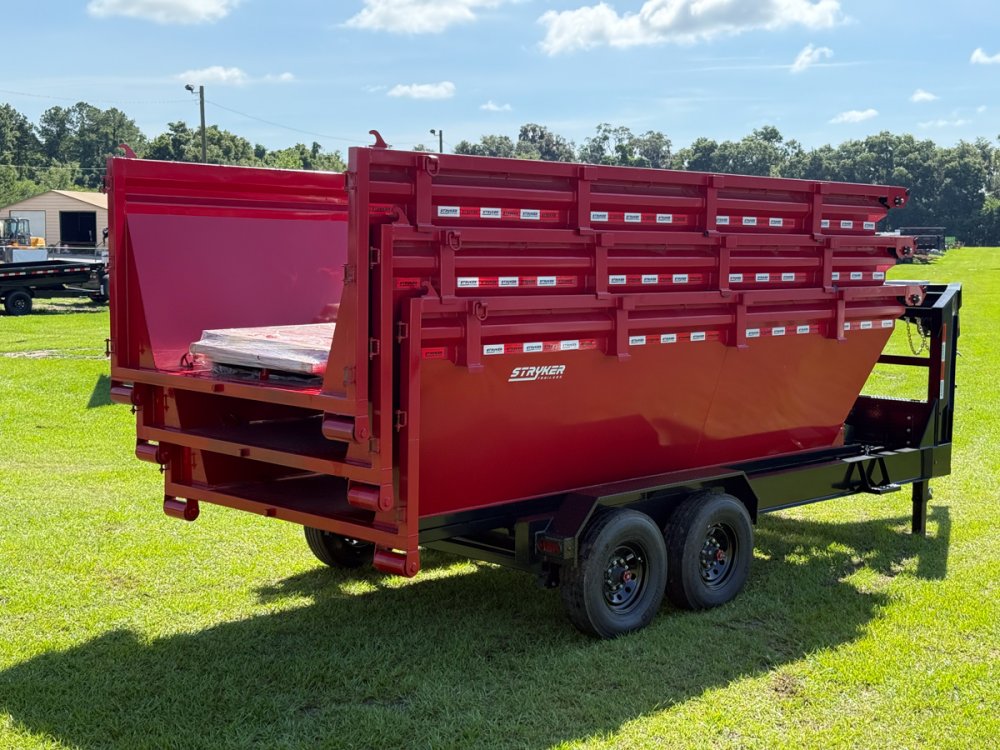 Stryker 16' GN Roll off Bundle (2) 8k Axles + 3 Bins w/ 4' Walls 00288A