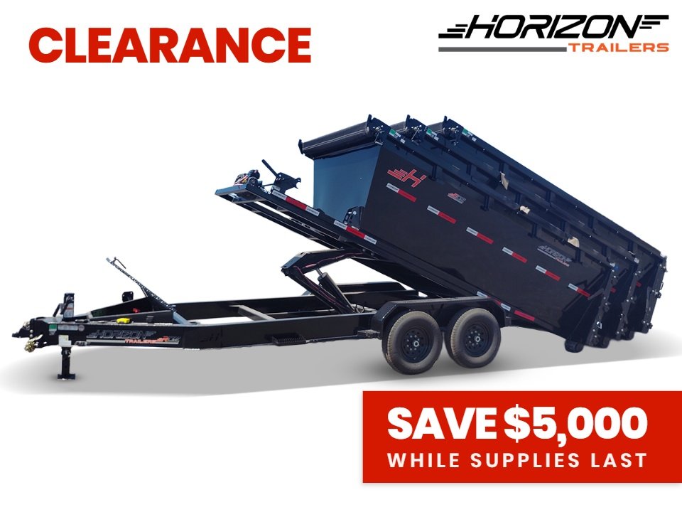 Horizon 14' RDZ BP Roll off Bundle (2) 7k Axles + 3 Bins w/ 4' Walls 00796A