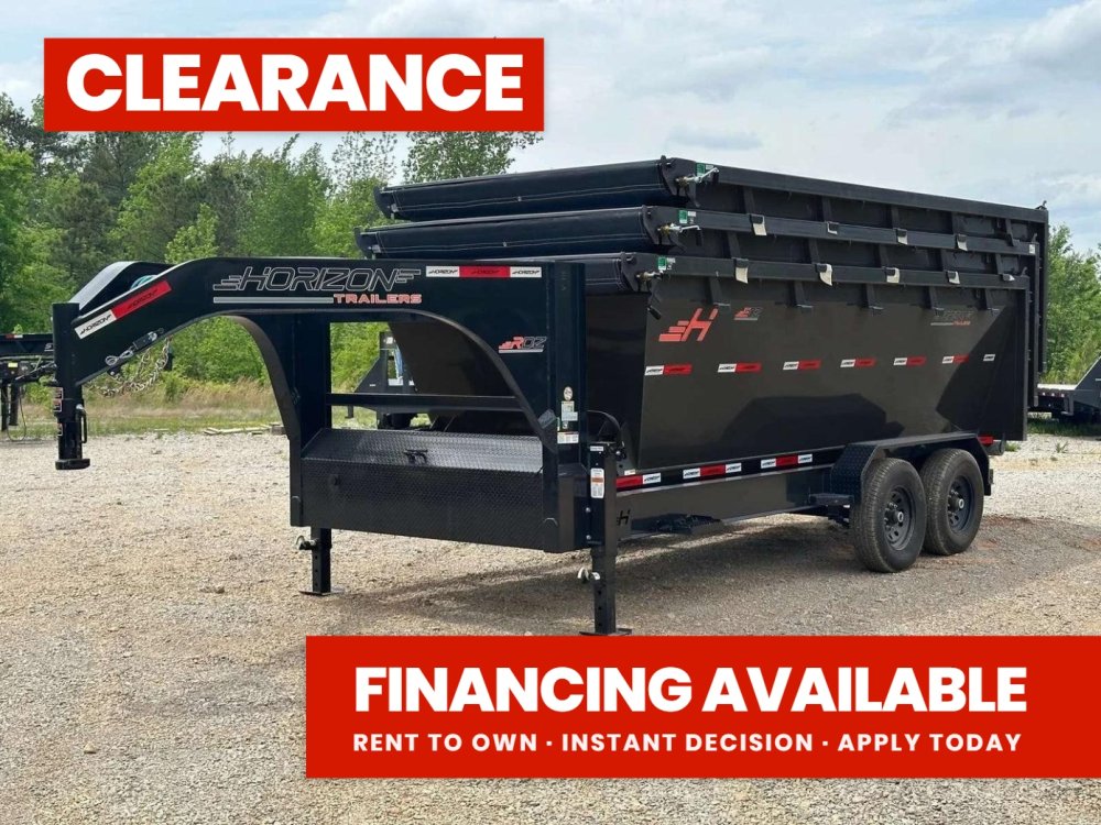 Horizon 16' RDZ GN Roll off Bundle (2) 7k Axles + 3 Bins w/ 4' Walls 016361