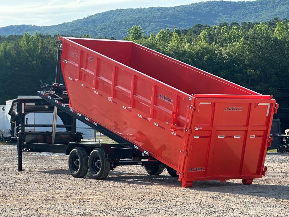 Horizon 20' HRD GN Roll off Bundle (2) 10k Axles + 1 Bin w/ 6' Walls 003992