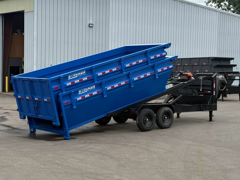 Stryker 16' GN Roll off Bundle (2) 7k Axles + 2 Bins w/ 4' Walls 003960