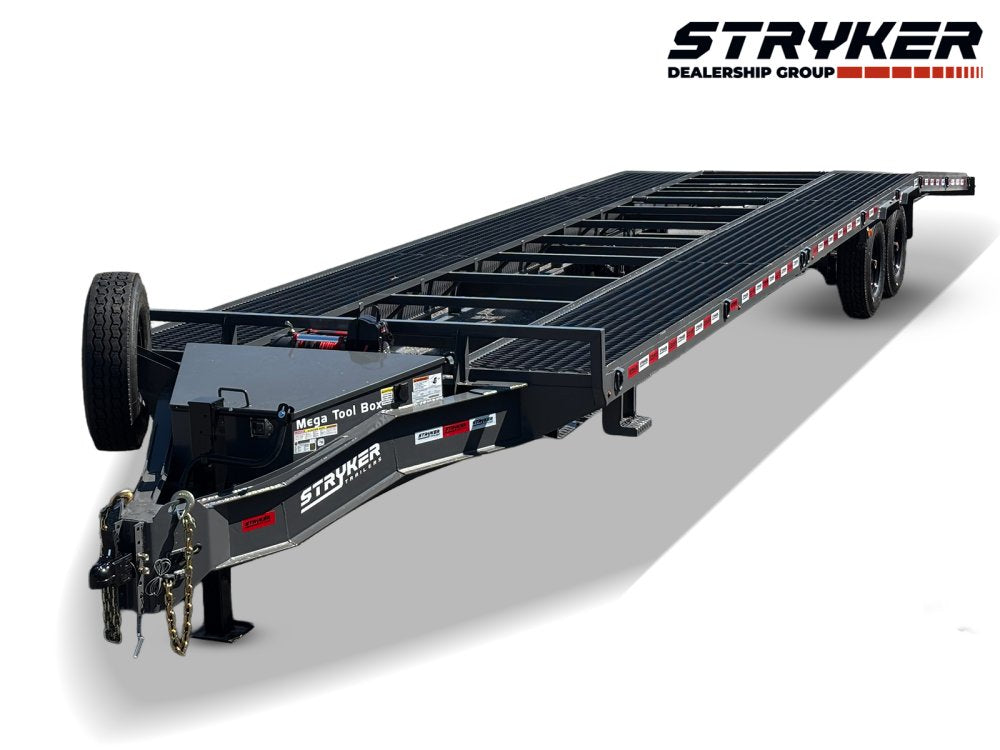 36' Stryker Bumper Pull Mesh Deck Multi Car Hauler - (2) 8k Axles 4569