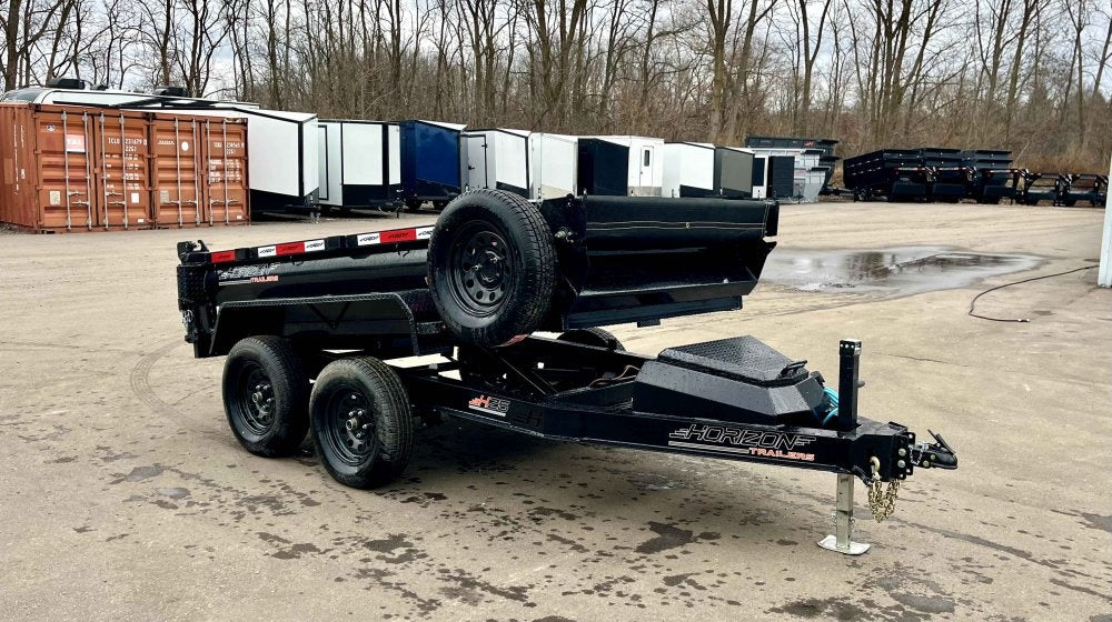 10' HZ5 Dump Trailer 3.5K Axle 18" Side Walls - Dump Trailers - Stryker Dealership Group