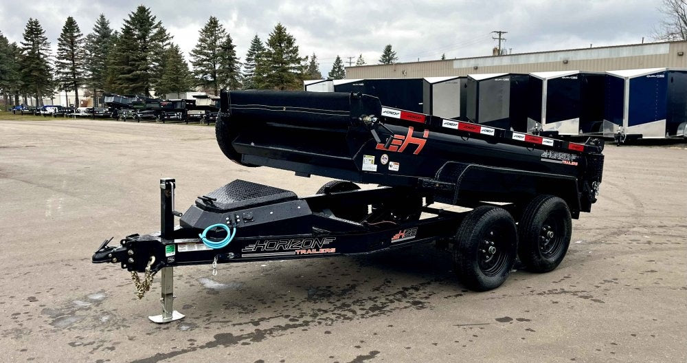10' HZ5 Dump Trailer 3.5K Axle 18" Side Walls - Dump Trailers - Stryker Dealership Group