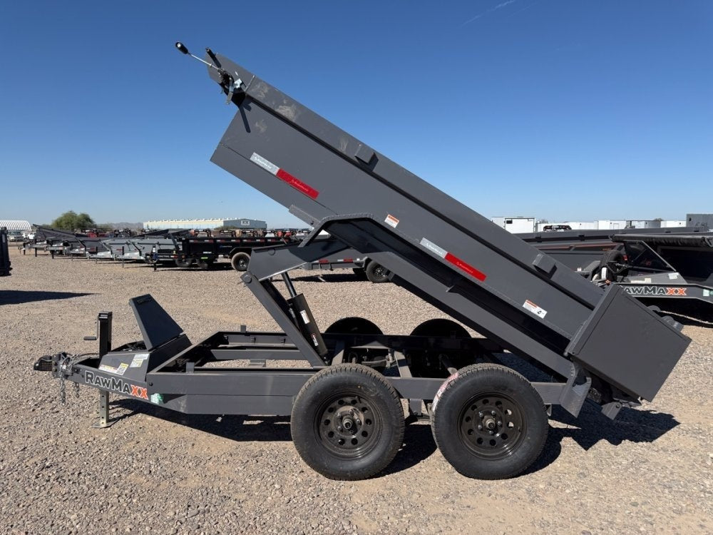 10' SDX Dump 19" Sides - 3.5k Axles - 516 Scissor - DT1 Light Duty/Dump Trailers - Stryker Dealership Group