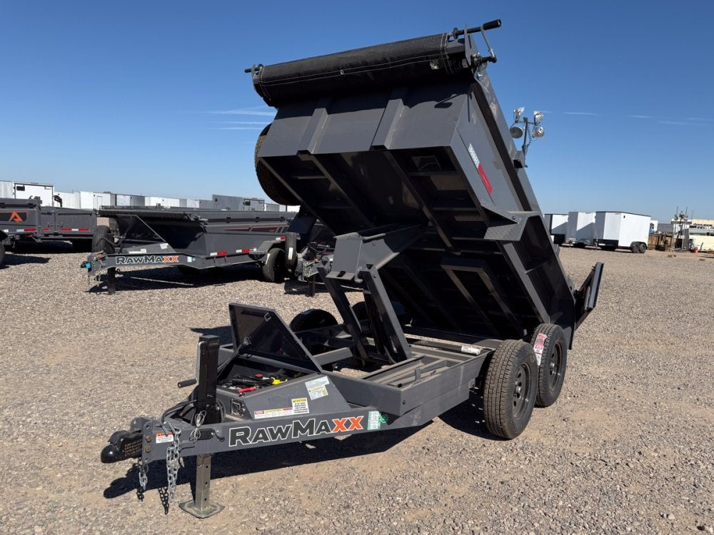 10' SDX Dump 19" Sides - 3.5k Axles - 516 Scissor - DT1 Light Duty/Dump Trailers - Stryker Dealership Group