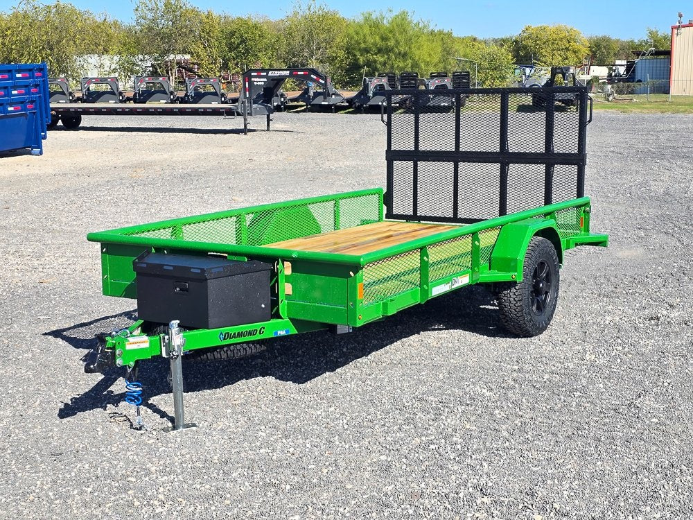 12' Diamond C PSA Bumper Pull Utility Trailer - (1) 6k Axles - Utility & SXS/Utility & SXS - Stryker Dealership Group