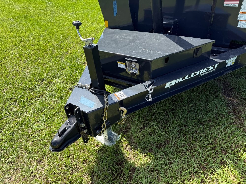 12' Dump Trailer 20" Side Walls - Telescopic Lift - Bumper Pull Dump/Dump Trailers - Stryker Dealership Group