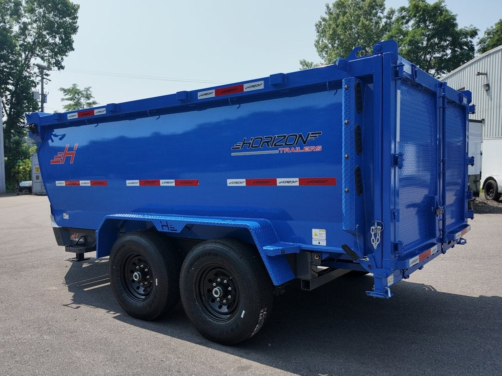 12' HZ7 Dump 48" Sides - 7K Axles - 620 Scissor - DT3 Professional/Dump Trailers - Stryker Dealership Group