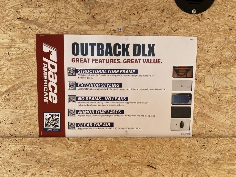 12' Outback DLX Enclosed Cargo Trailer - Enclosed - Stryker Dealership Group